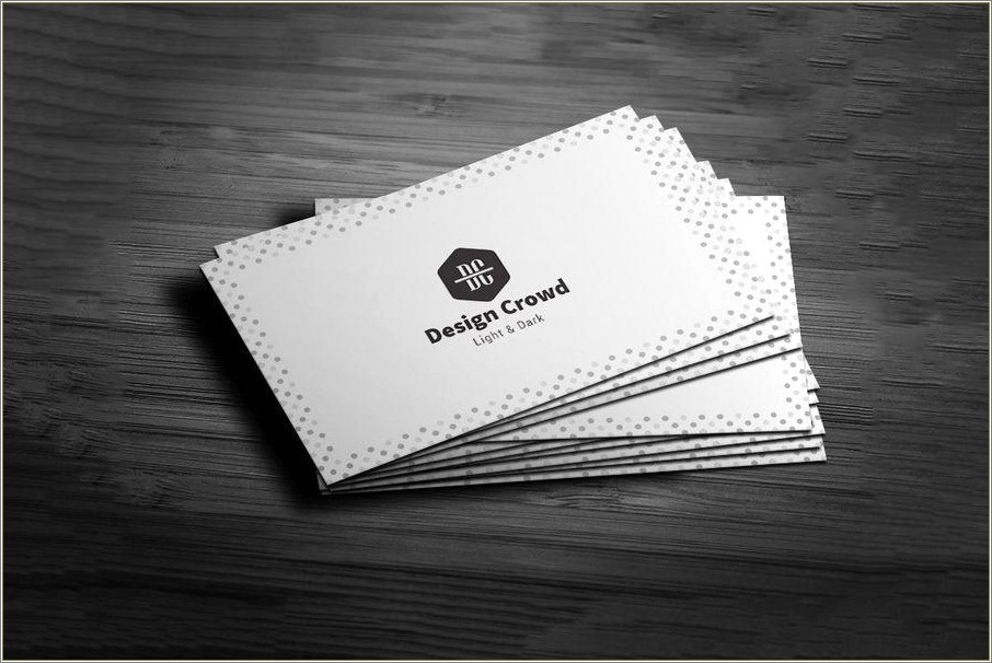 Free Black Background Business Card Template