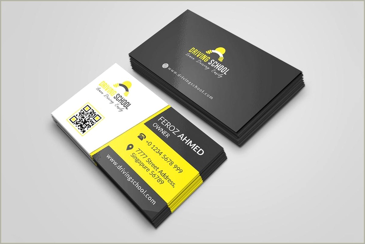 Free Blank Business Card Template Photoshop