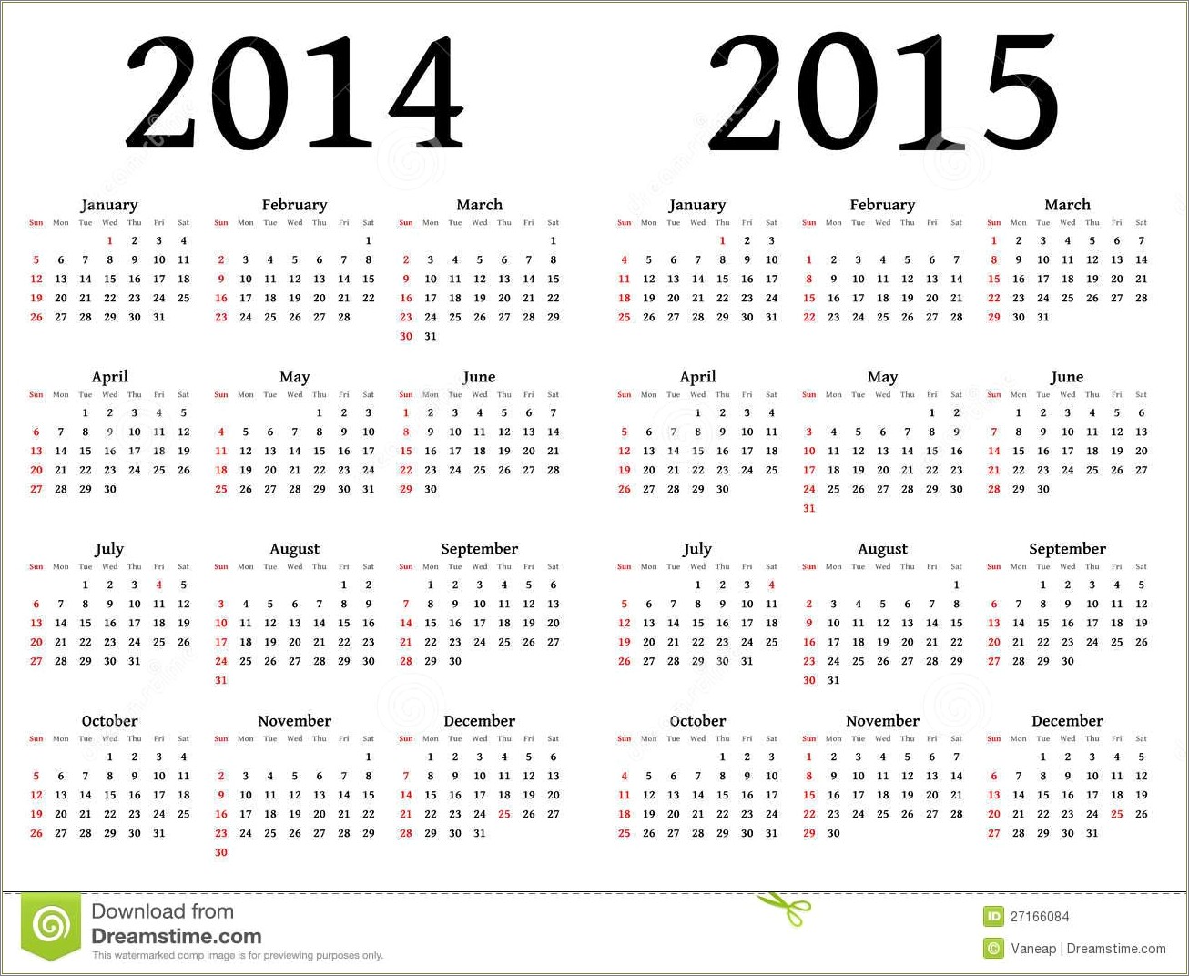 Free Blank Monthly Calendar Template 2014