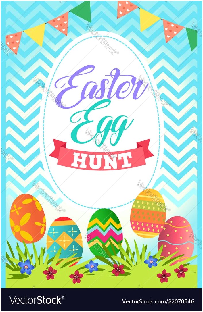 Free Blank Template For Easter Poster
