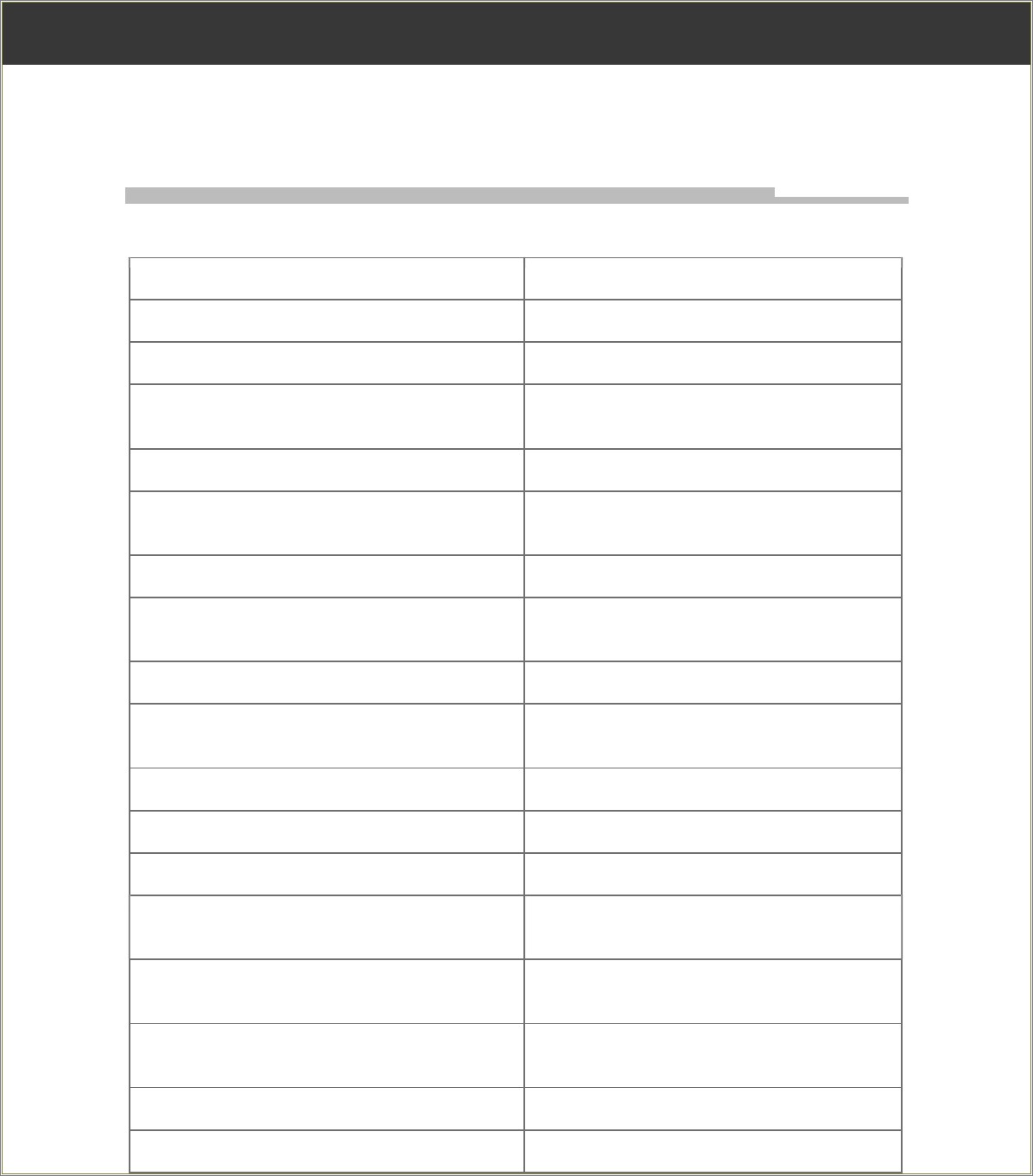 Free Blank Template For Place Cards