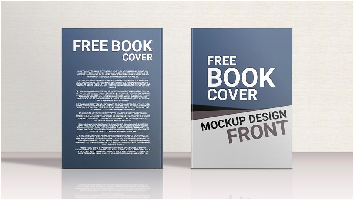 Free Bookcover Templates Front And Back