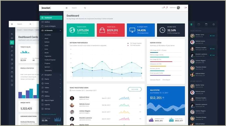 Free Bootstrap Admin Templates 2017 Download