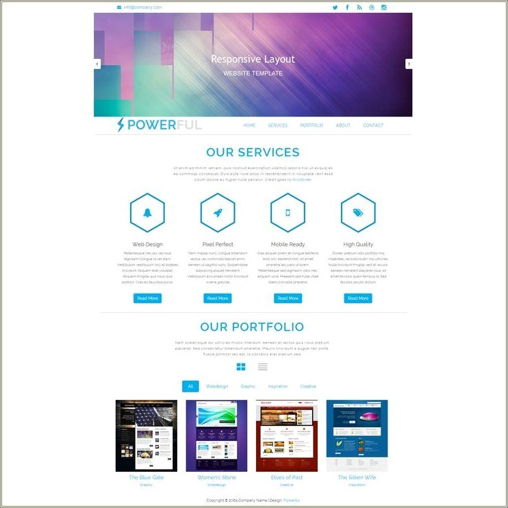 Free Bootstrap Templates With Image Responsive