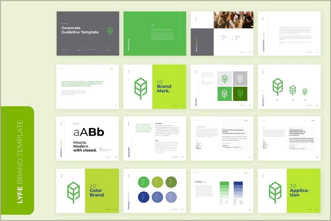 Free Brand Guidelines Template One Page