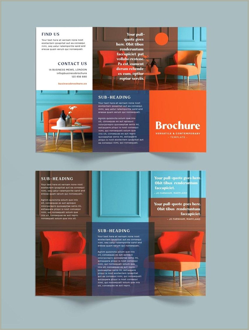 Free Brochure Templates For Computer Institute