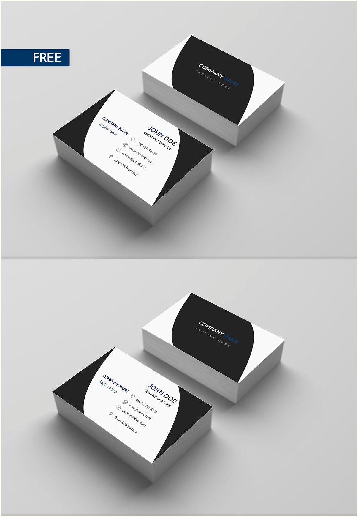 Free Business Card Template Print Out