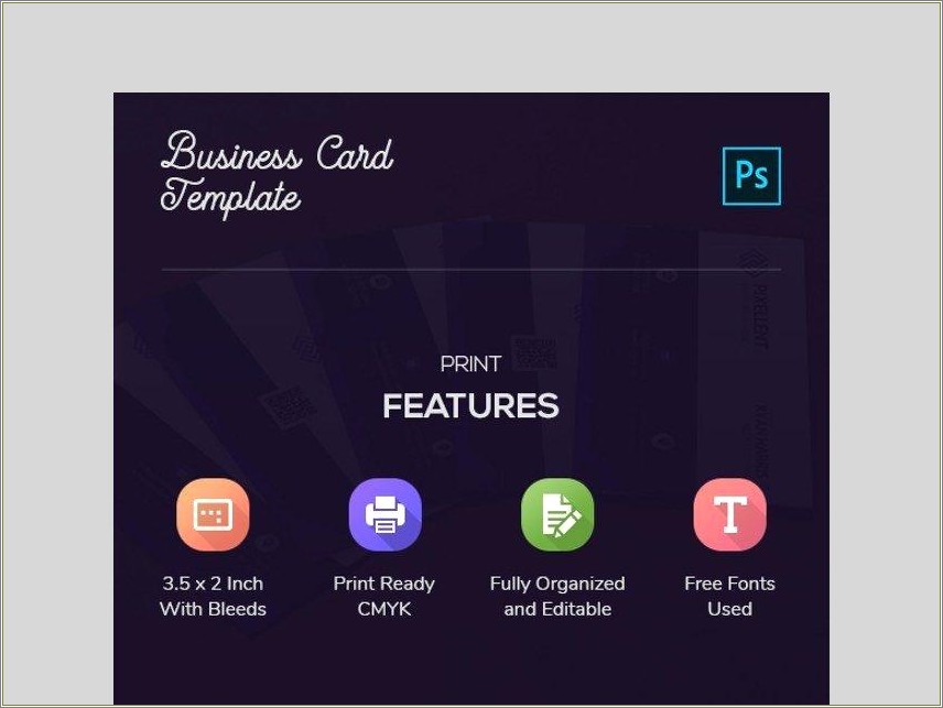 Free Business Card Template Print Ready