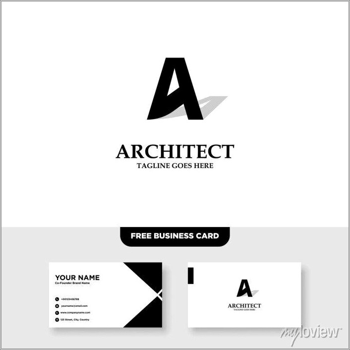 Free Business Card Templates Construction Company