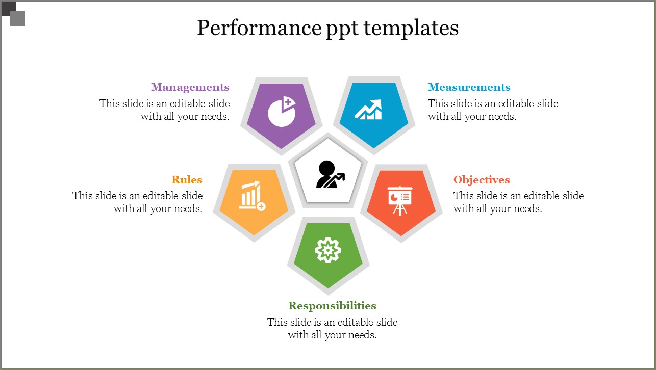 Free Business Performance Review Powerpoint Template