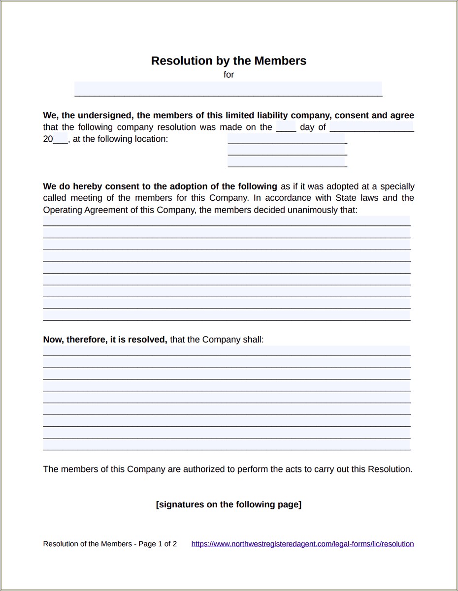 Free Buy Sell Agreement Llc Template