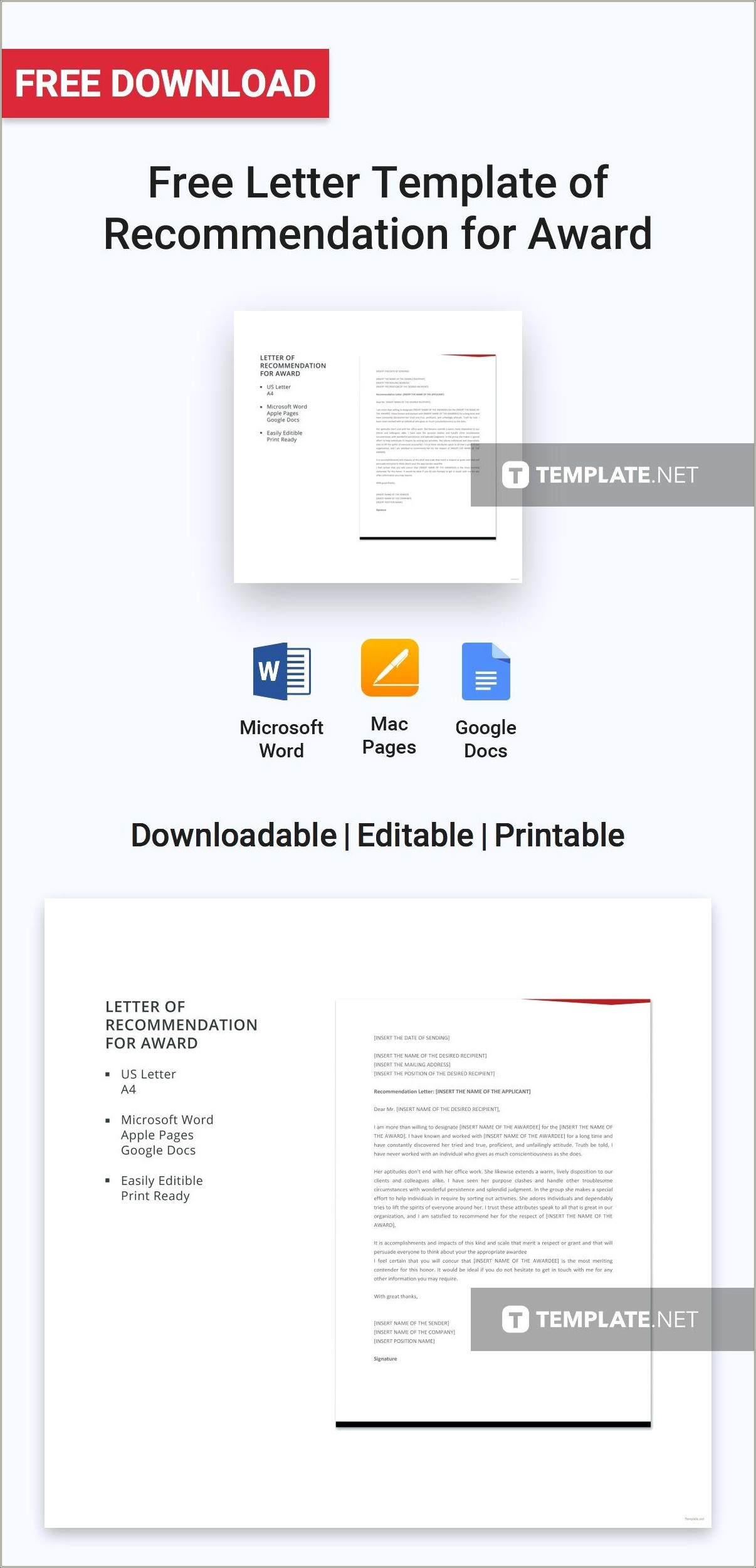 Free Canidate Job Offer Letter Template