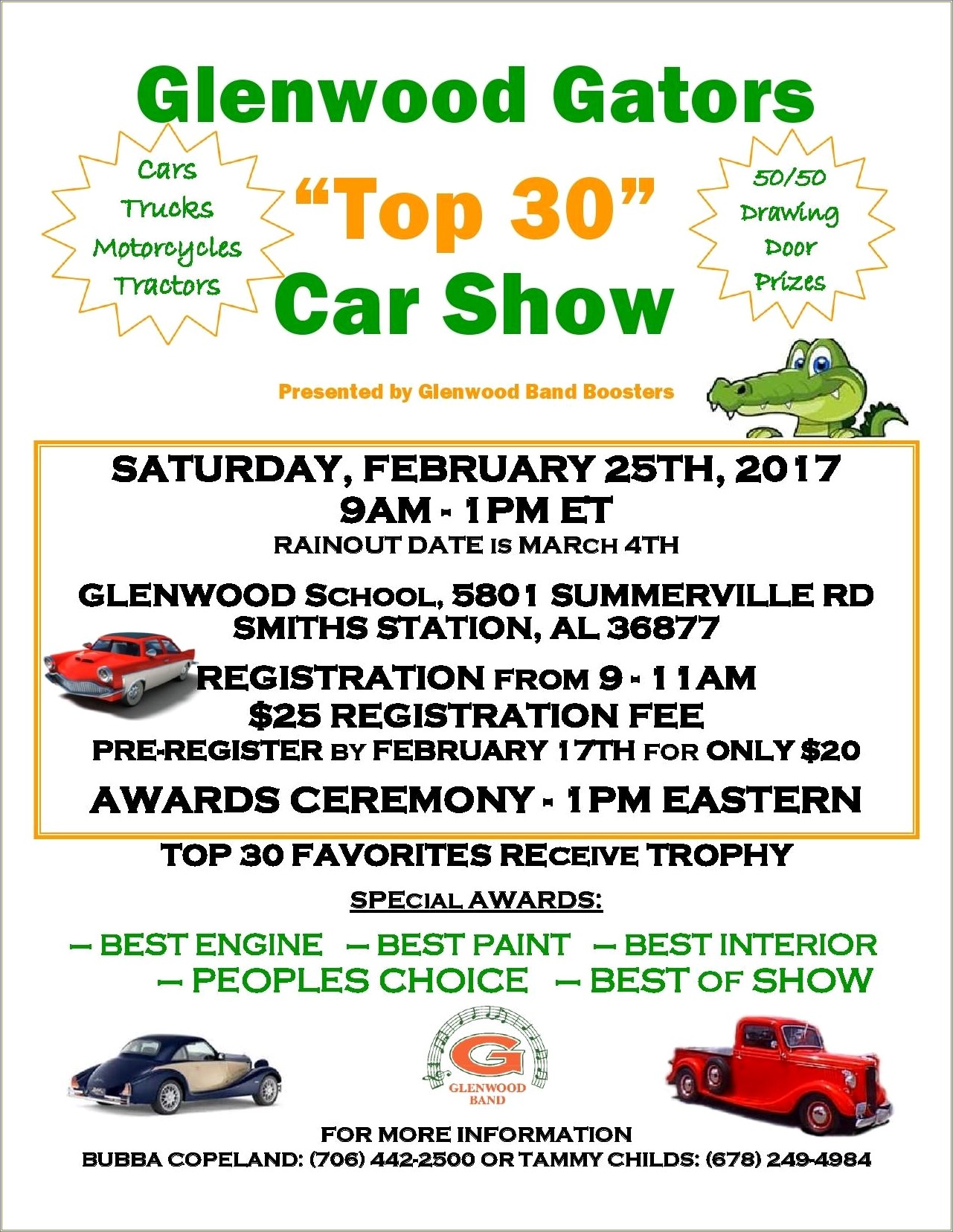 Free Car Show Entry Form Template