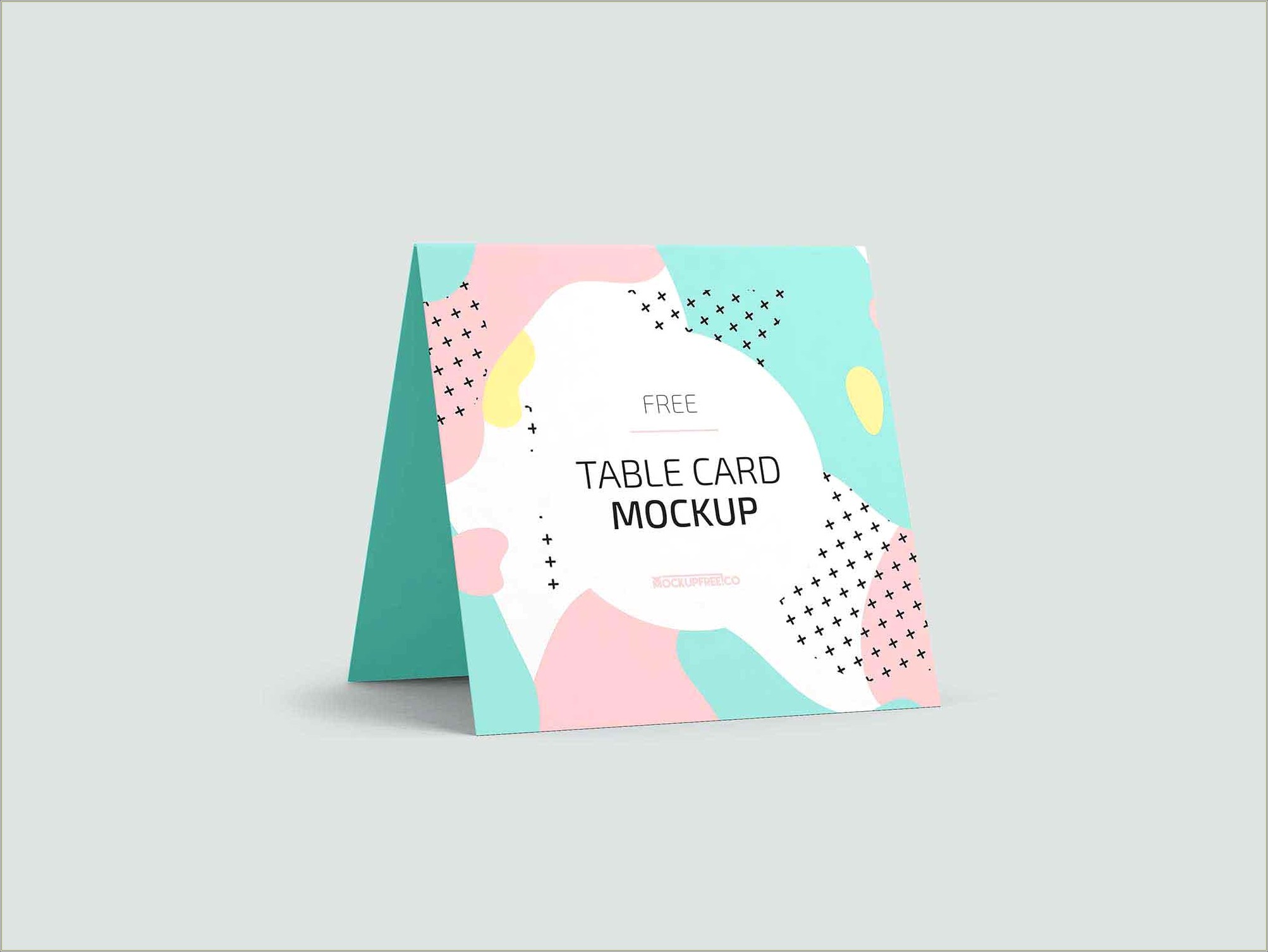 Free Card Mock Template Adobe Illustrator