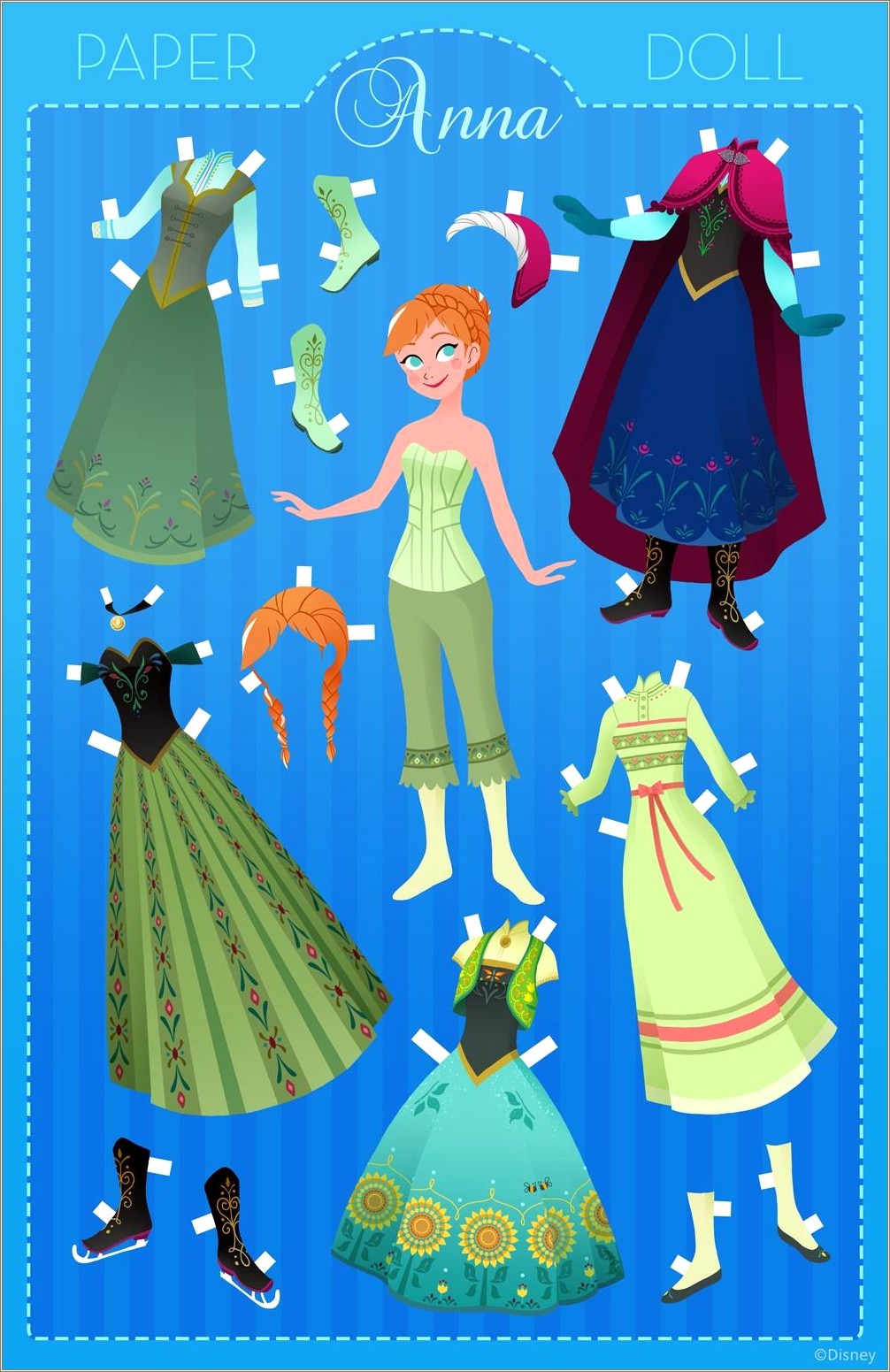 Free Castle Template For Paper Dolls