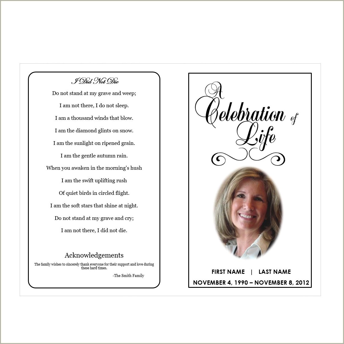 free-celebration-of-life-templates-pamphlet-resume-example-gallery