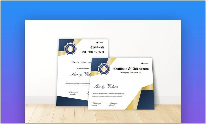 Free Certificate Template For Google Docs