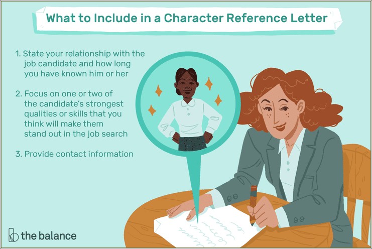 Free Character Reference Letter Template Uk