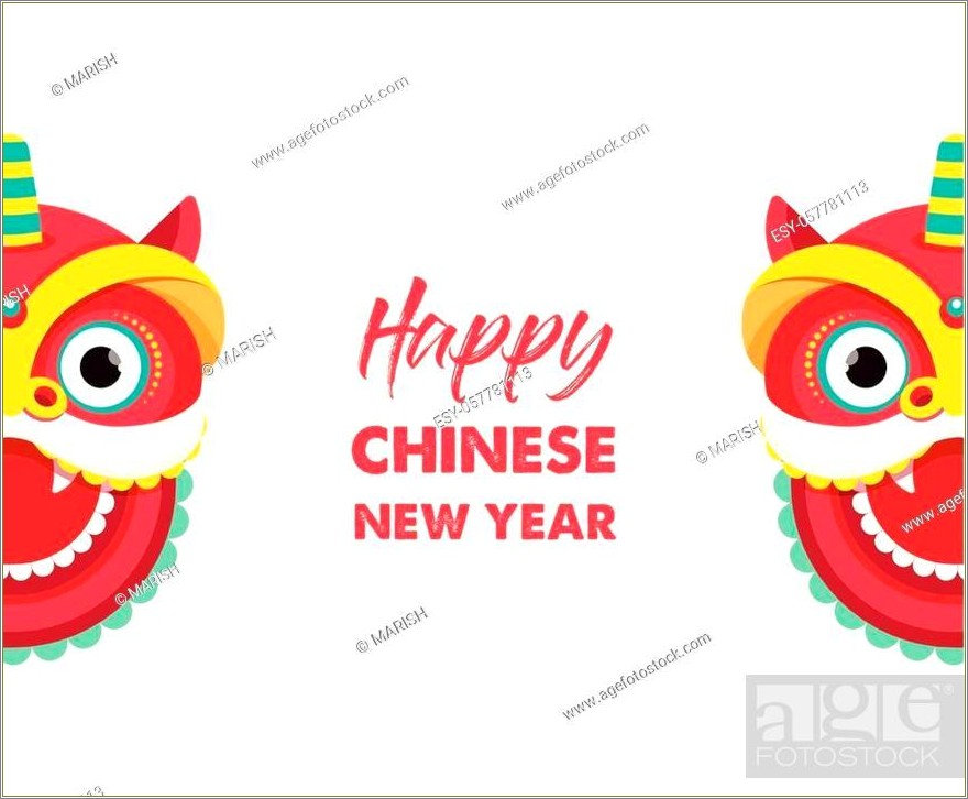 Free Chinese New Year Dragon Template
