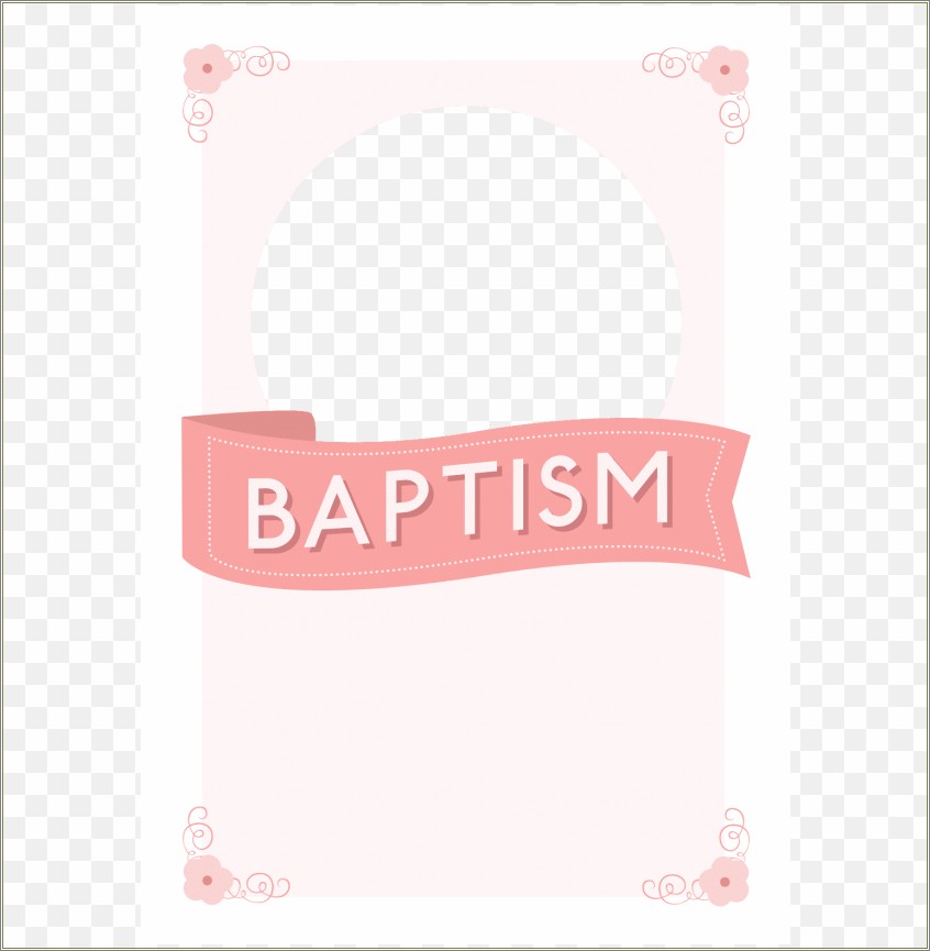 Free Christening Invitation Card Templates Download
