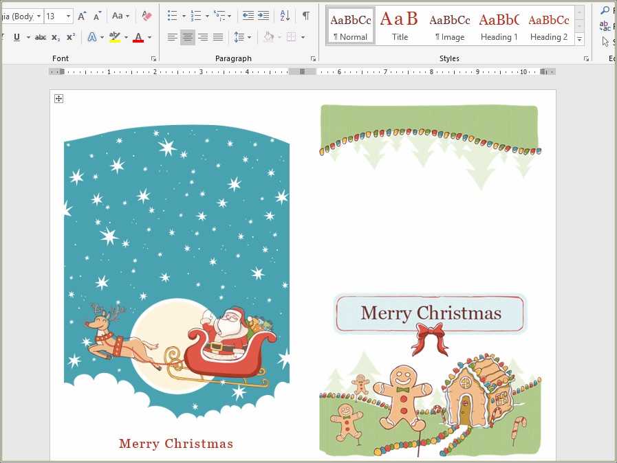 Free Christmas Flyer Template Microsoft Word