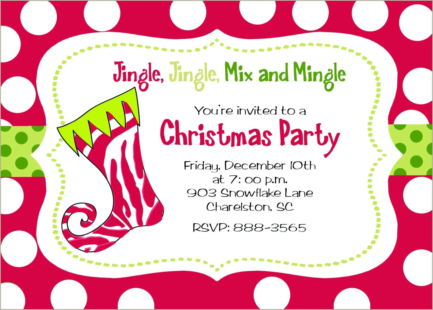 Free Christmas Lunch Invitation Templates Word
