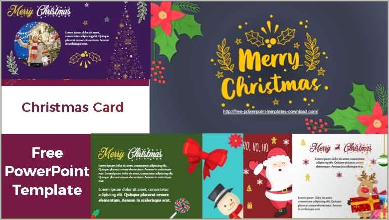 Free Christmas Photo Card Templates Downloads