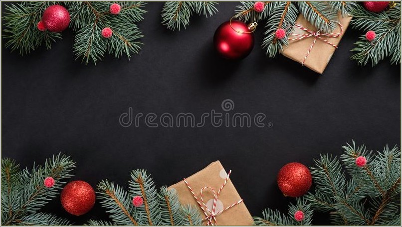Free Christmas Presents Photo Frame Template