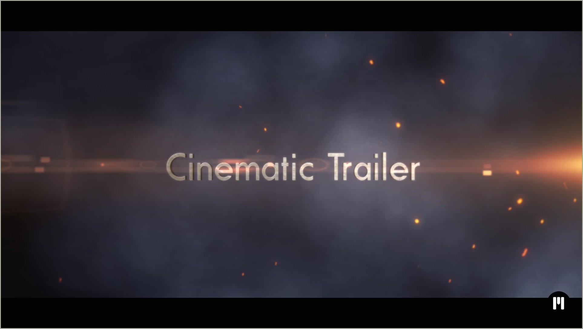 Free Cinematic Trailer After Effects Template