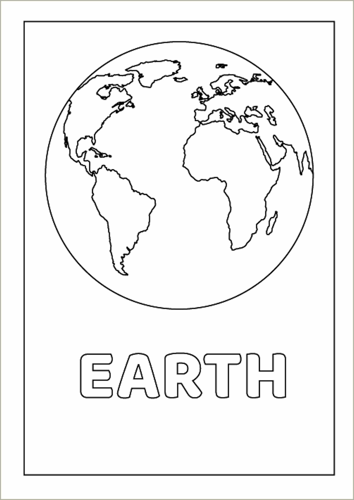 Free Coloring Templates Of Earths Ayers