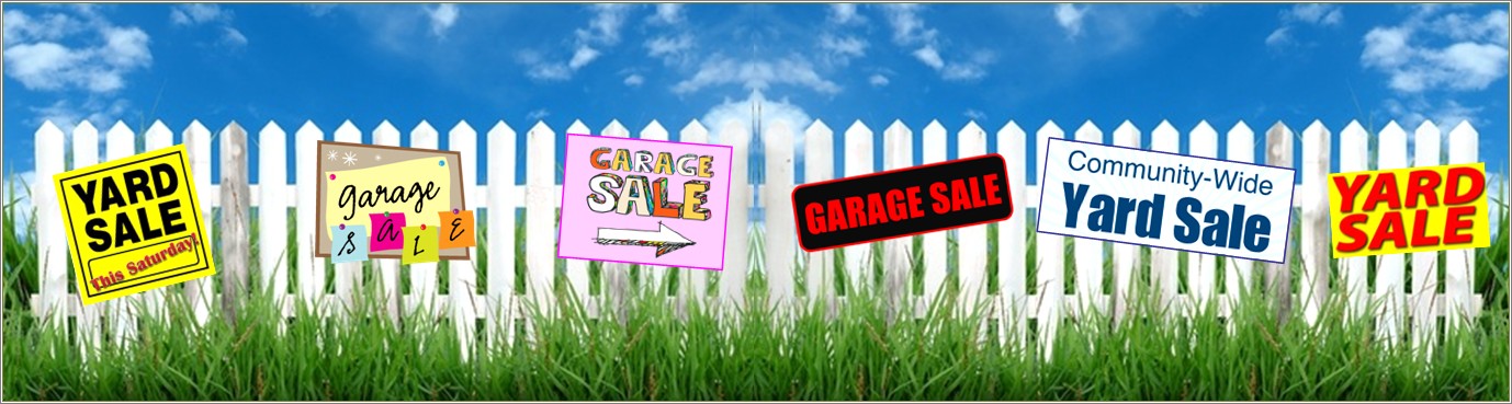 Free Community Garage Sale Flyer Template