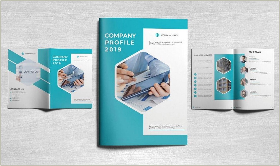 Free Company Profile Brochure Psd Templates