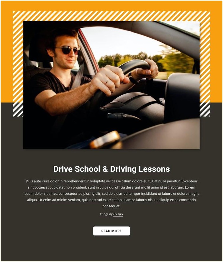 Free Css Templates For Driving School