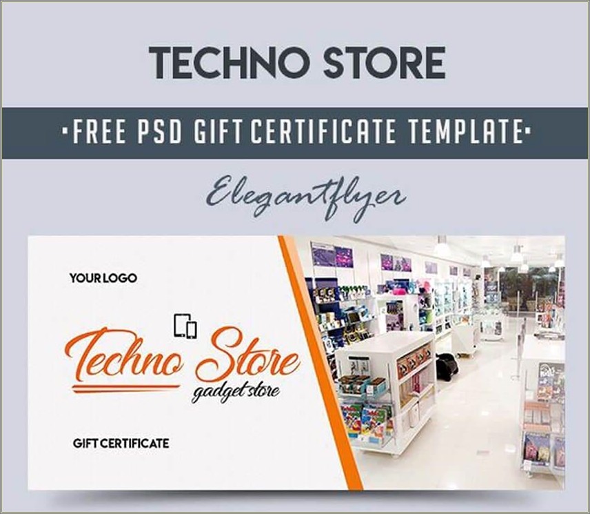Free Customizable Gift Certificate Template Php