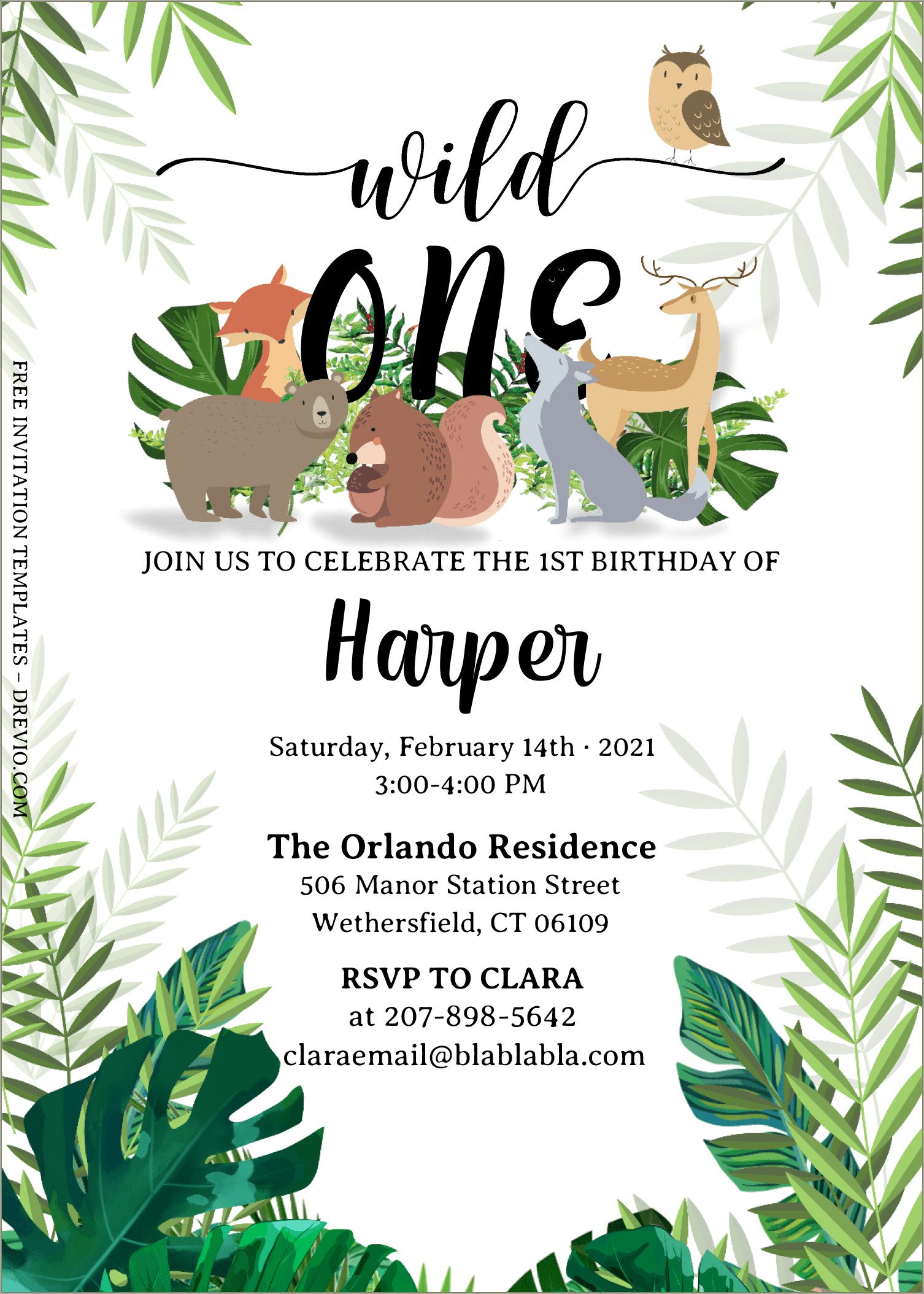 Free Customizable Invitation Templates For Word