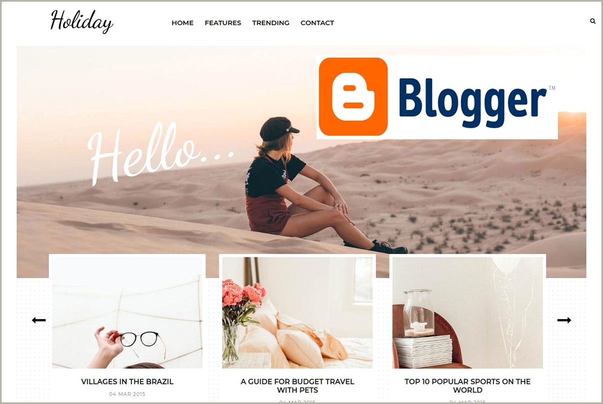 Free Cute Blogger Templates 2 Column