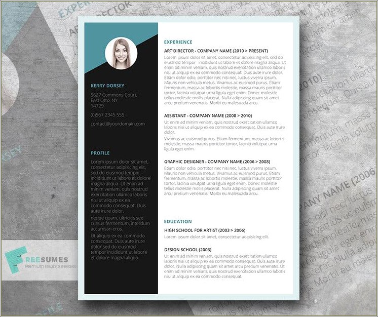Free Cv Template Download Word 2003