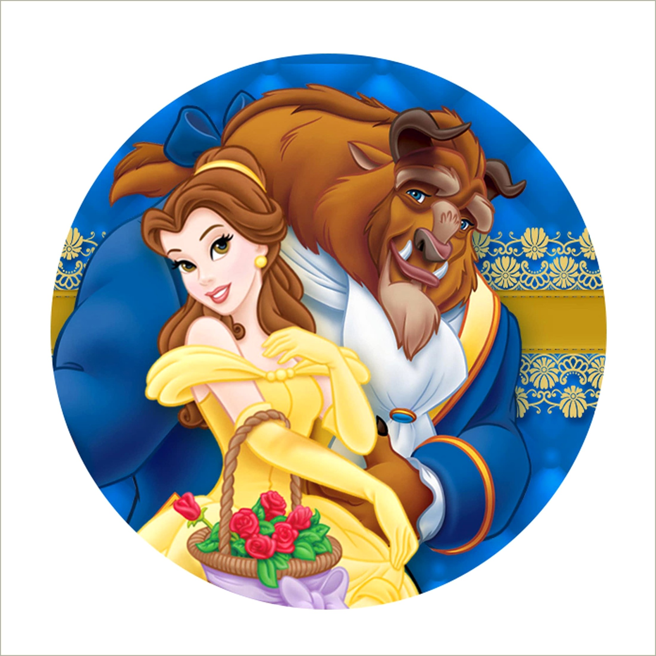 Free Disney Beauty And Beast Template
