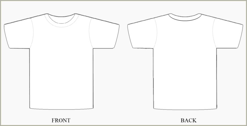 Free Download Blank Tshirt Template Psd