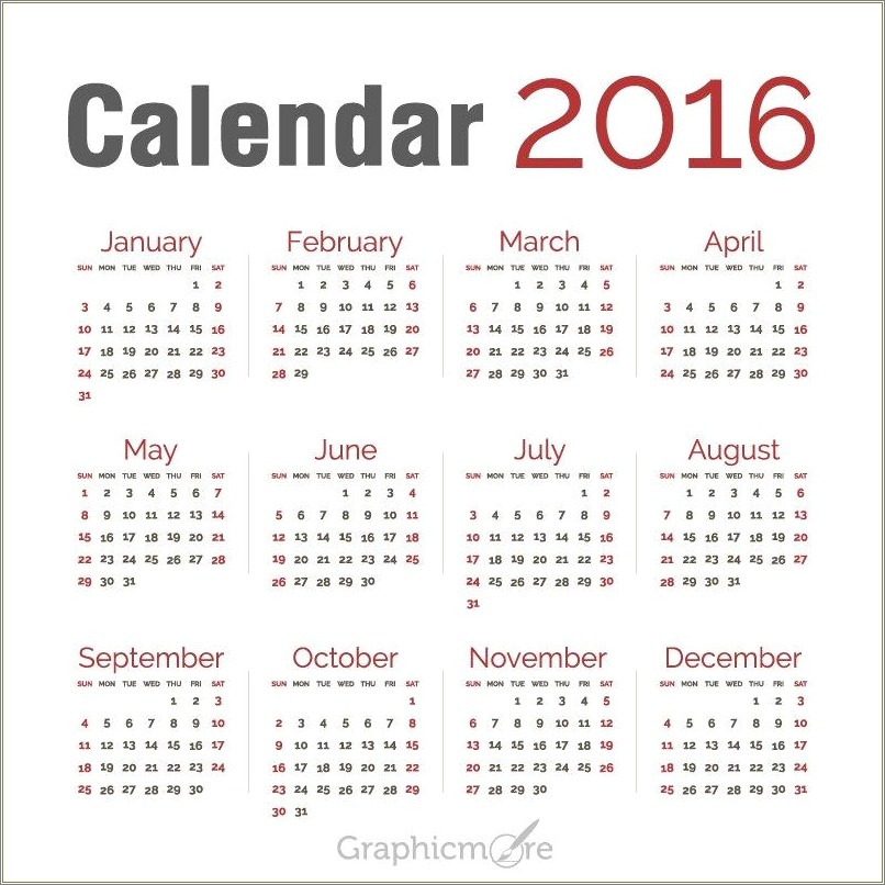 Free Download Calendar Template December 2017