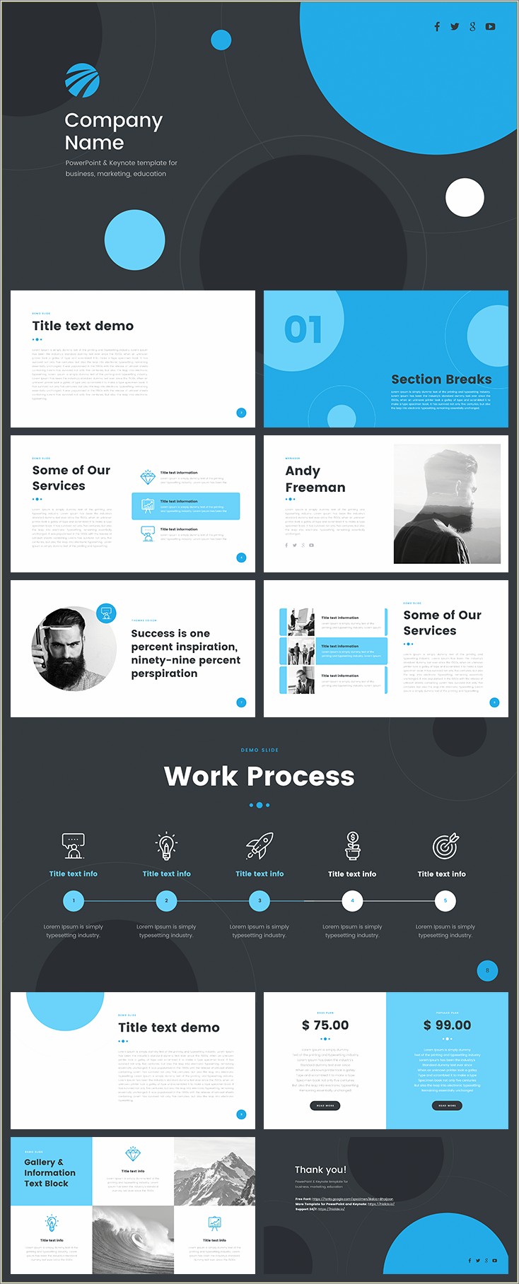 Free Download Company Profile Template Ppt