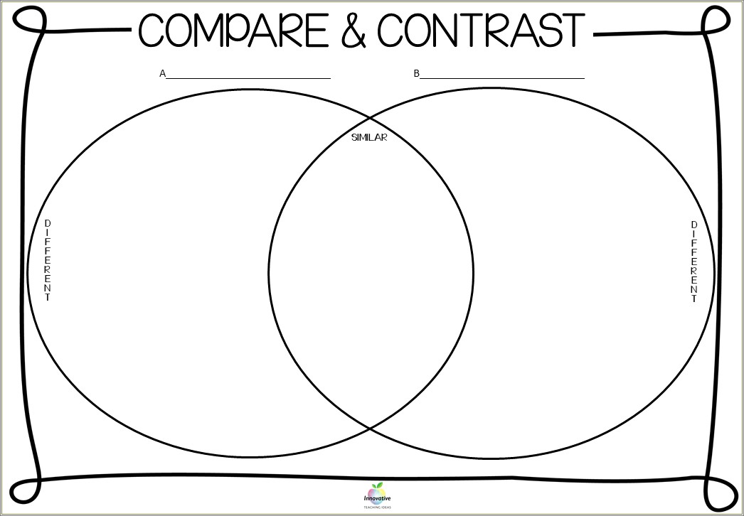 Free Download Compare And Contrast Templates
