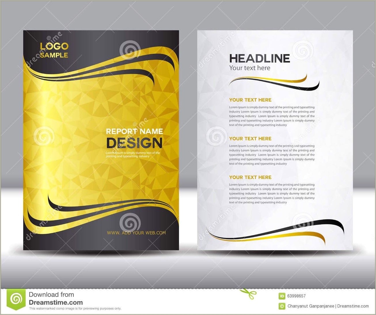 Free Download Cover Page Design Template