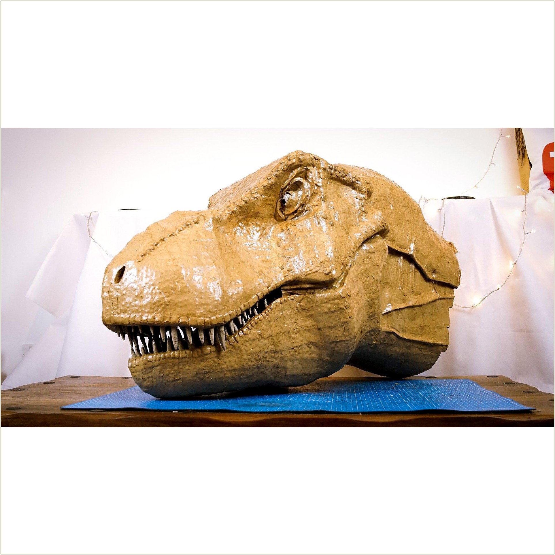 Free Download Dinosaurs Head Template Pdf