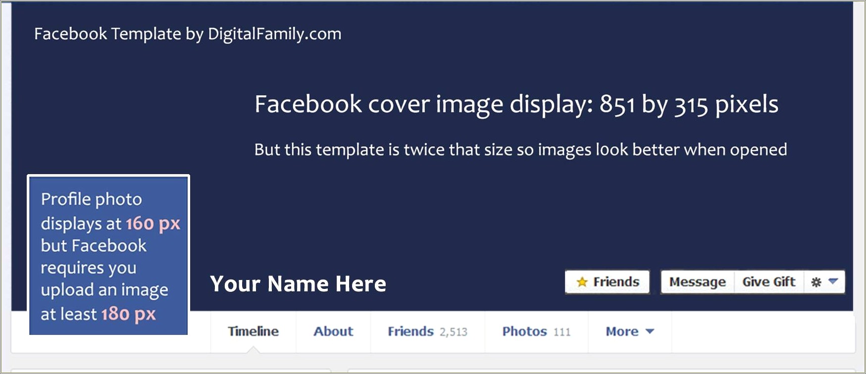Free Download Facebook Timeline Cover Template