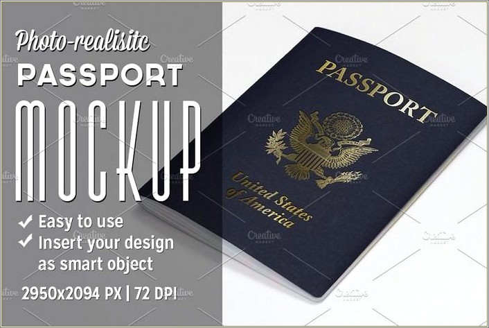Free Download Inside Passport Illustrator Template