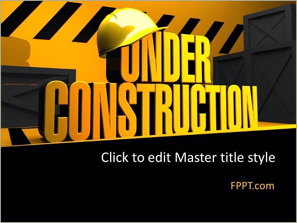 Free Download Powerpoint Templates For Construction