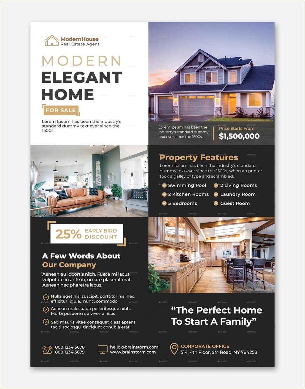 Free Download Real Estate Psd Templates