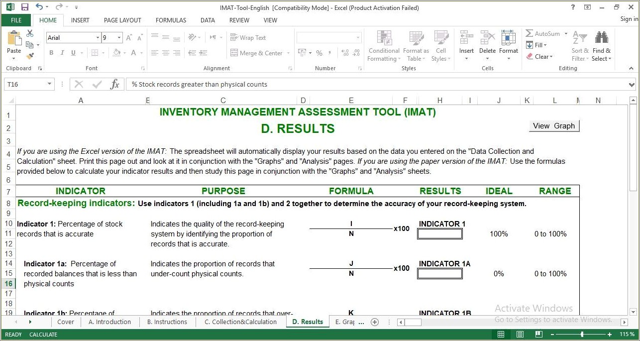 Free Download Stock Management Excel Template