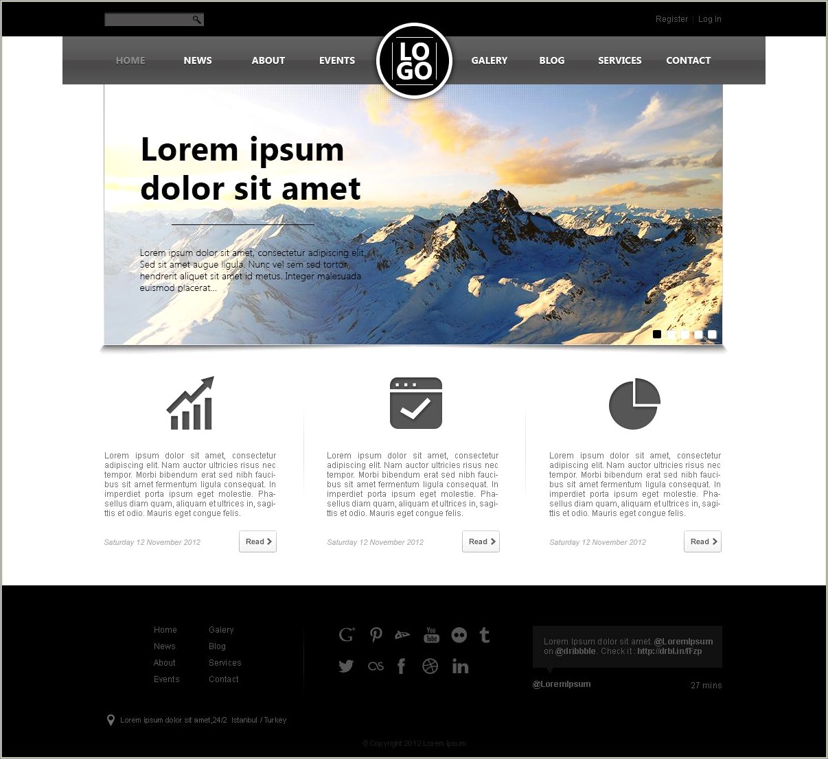 Free Download Template For Web Design